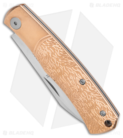 Viper Knives Hug Slip Joint Knife Sandblasted Bronze Wolf (3" Satin) V5990BRW