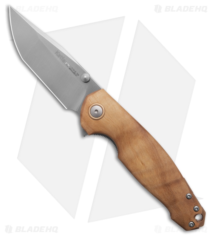 Viper Knives Vox Katla Flamed Poplar Wood (Satin) - Blade HQ