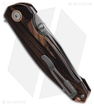 Viper Knives Vox Katla Liner Lock Knife Zircote Wood (3" Satin) V5985ZI