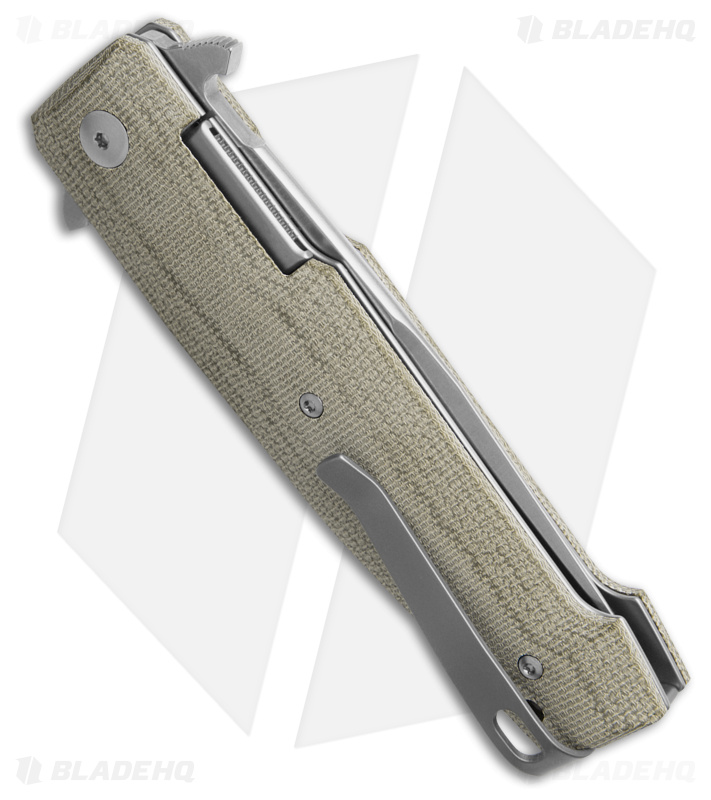 Viper Knives Keeper 2 Liner Lock Knife Green Micarta (3.75" Stonewash)