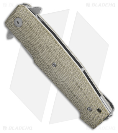 Viper Knives Keeper 2 Liner Lock Knife Green Micarta (3.75" Stonewash)