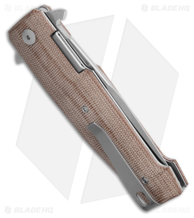 Viper Knives Keeper 2 Liner Lock Knife Natural Tan Micarta (3.75" Stonewash)