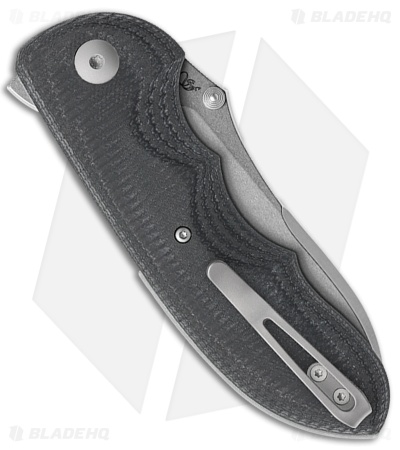 Viper Knives Moon TE MagnaCut Drop Point Button Lock Knife Black G-10 (3" SW)