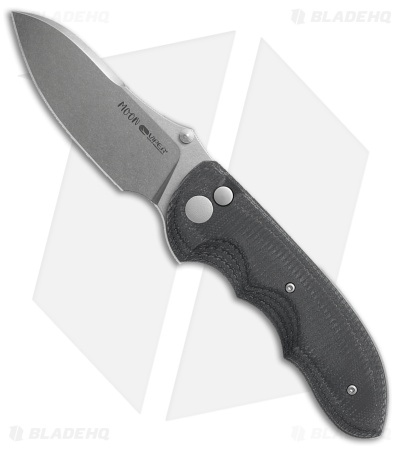 Viper Knives Moon TE MagnaCut Drop Point Button Lock Knife Black G-10 (3" SW)