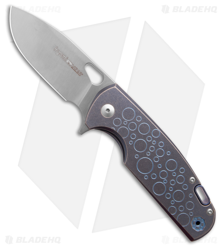 Viper Knives Vox Kyomi Flipper Knife Blue Titanium SW - Blade HQ