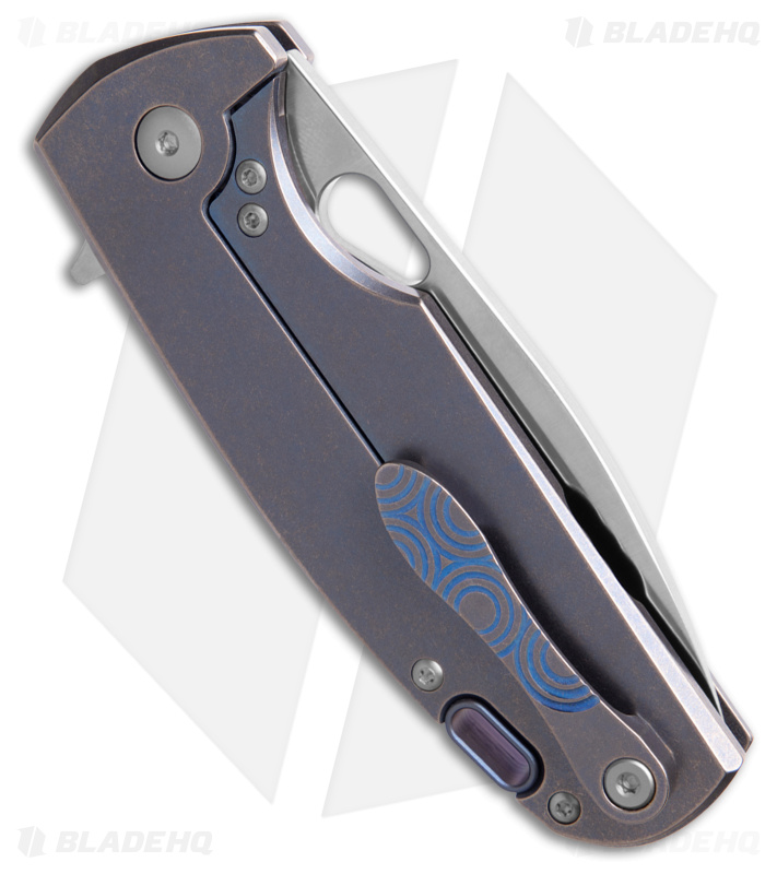 Viper Knives Vox Kyomi Flipper Knife Blue Titanium SW - Blade HQ