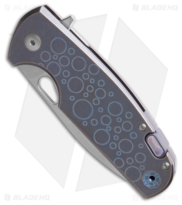 Viper Knives Vox Kyomi Flipper Knife Blue Titanium SW - Blade HQ