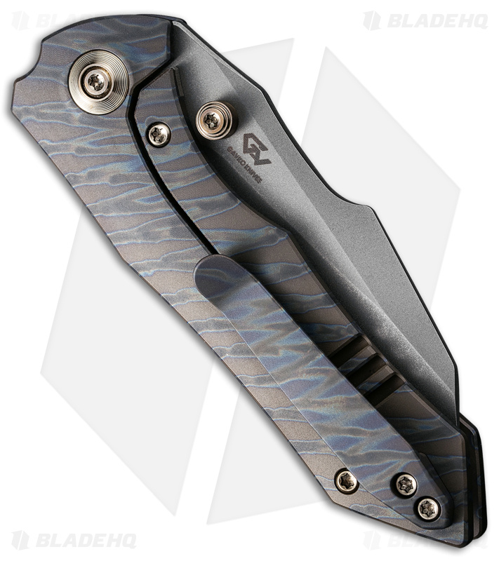 WE Knife Co. High-Fin Knife Flamed Ti (3