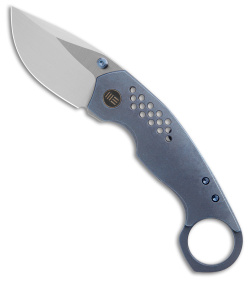 WE Knife Co. Envisage Karambit Knife Blue Ti (2.42" Satin) WE22013-4