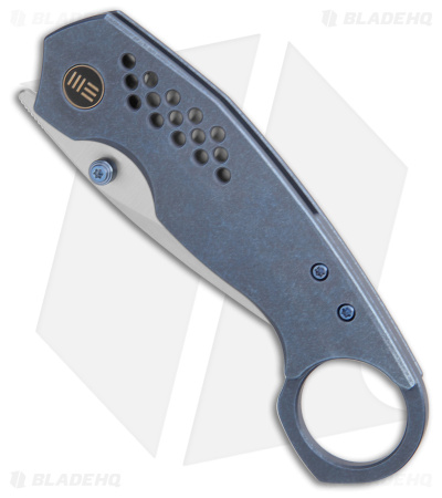 WE Knife Co. Envisage Karambit Knife Blue Ti (2.42" Satin) WE22013-4