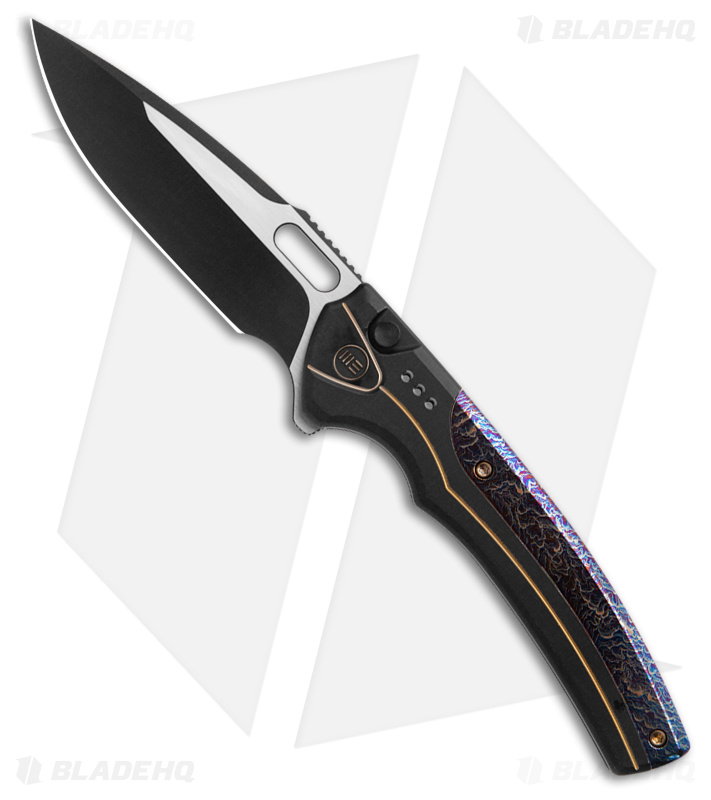 WE Knife Co. Exciton Limited Edition Black/Flamed Titanium (3.7" Black)