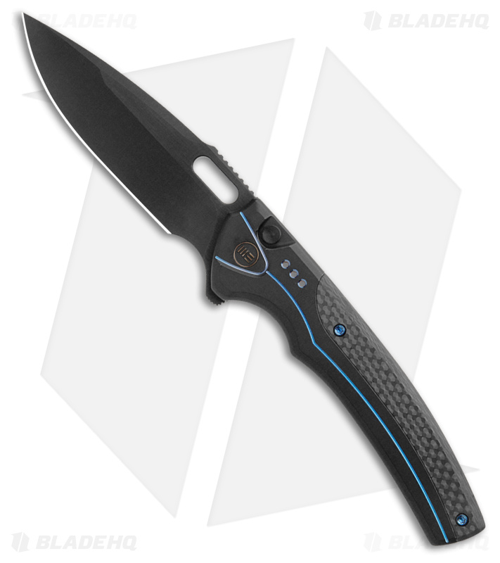 WE Knife Co. Exciton Limited Edition Knife Black Ti/CF (3.7" Black)