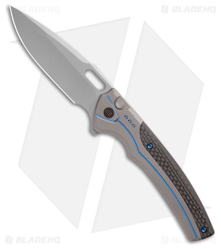 WE Knife Co. Exciton Limited Edition Knife Gray Ti/CF (3.7" Bead Blast)
