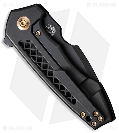 WE Knife Co. Michael Burch Harpen Frame Lock Knife Black SW Ti (3" Black SW)