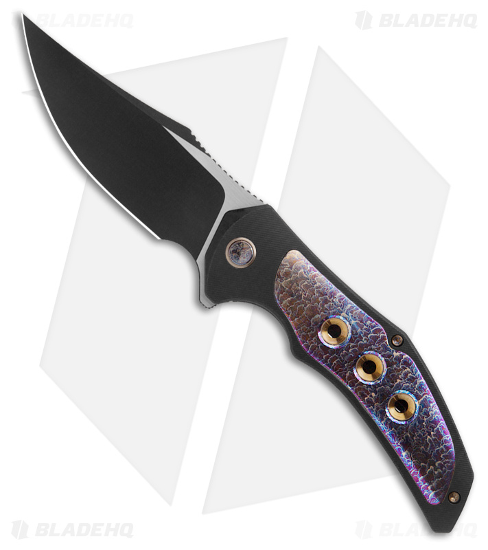 WE Knife Co. Magnetron CPM 20CV Black/Flamed Titanium (3.7" Black)