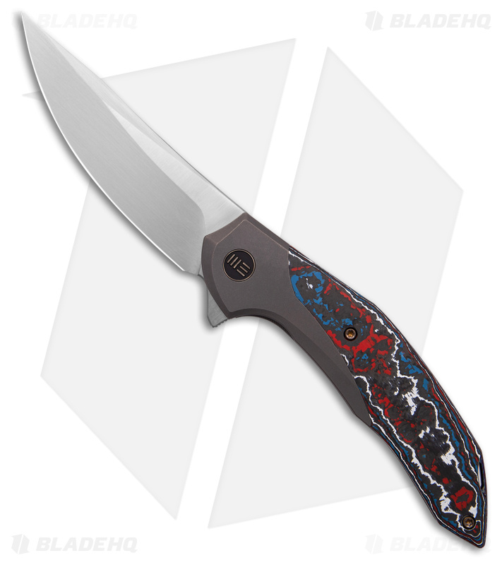 WE Knife Co. Merata Limited Edition Frame Lock Knife Nebula Fat CF (3.7" Satin)