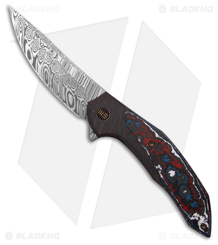 WE Knife Co. Merata Limited Edition Knife Nebula Fat CF + Flamed Ti (3.7" Dam.)