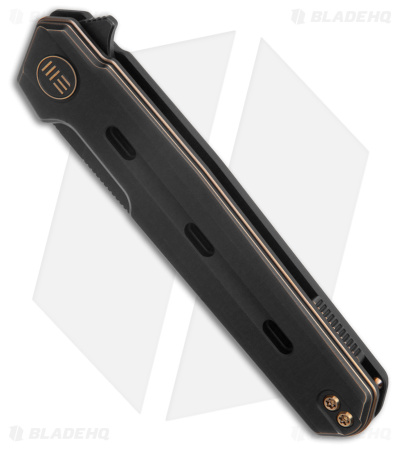 WE Knife Co. Navo Knife - Black/Bronze Titanium (Black Stonewashed)