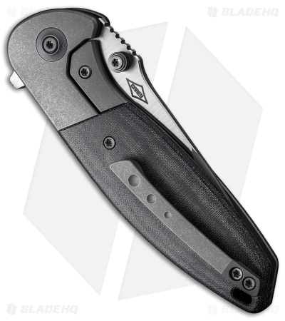 WE Knife Co. Nitro Mini Frame Lock Knife Black Micarta (3.13" Satin) WE22015-3