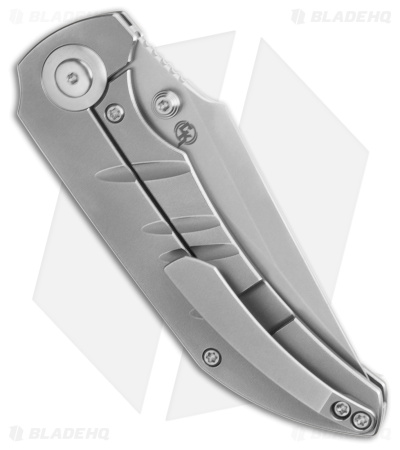 WE Knife Co. Riff-Raff Knife - Polished Bead Blasted Titanium (Bead Blasted)