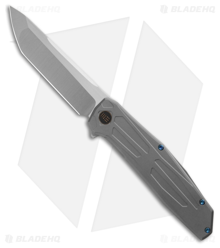 WE Knife Co. Shadowfire Frame Lock Knife Titanium (3.9" Satin) WE22035-2