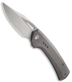 WE Knife Co. Nefaris Frame Lock Knife Hand Rubbed Titanium (3.5" Hand Satin)