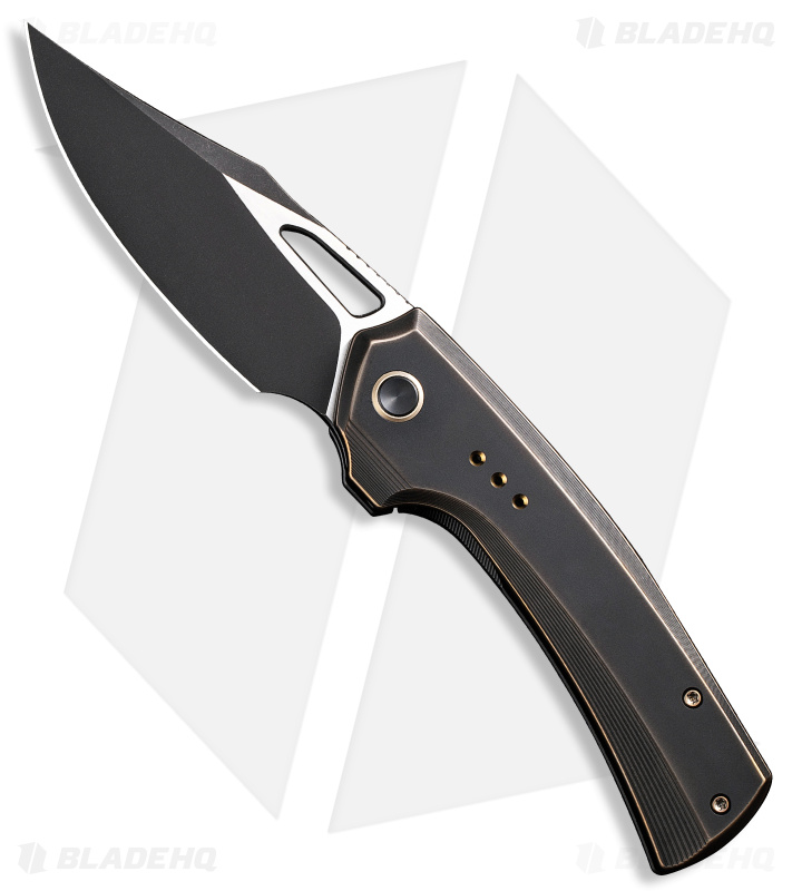ブラインド NARI WE Knife Co. Nefaris Knife Black /Bronze Titanium - Blade HQ