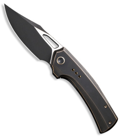 WE Knife Co. Nefaris Frame Lock Knife Bronze/Black Titanium (3.5" Two-Tone)