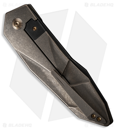 WE Knife Co. Cecchini Solid Frame Lock Knife Bronze Titanium (3.9" Black SW)