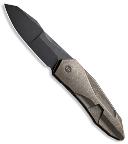 WE Knife Co. Cecchini Solid Frame Lock Knife Bronze Titanium (3.9" Black SW)