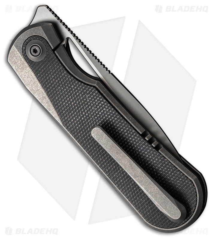 WE Knife Co. Baloo Frame Lock Knife Ti/Green Micarta (3.3" BB) WE21033-4