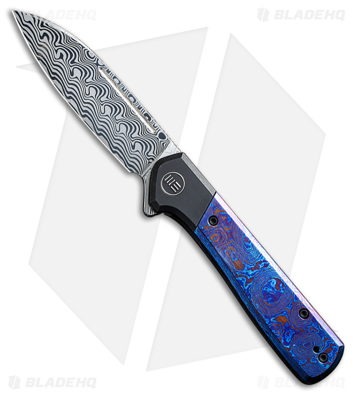 WE Knife Co. Soothsayer Frame Lock Knife Timascus (3.5" Damasteel) WE20050-DS1