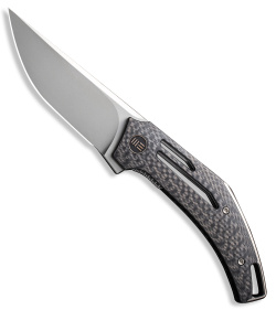 WE Knife Co. Speedliner Liner Lock Knife  Black Twill Carbon Fiber (3.4" BB)