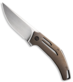 WE Knife Co. Speedliner Liner Lock Knife Bronzed Titanium (3.4" Satin)WE22045C-2