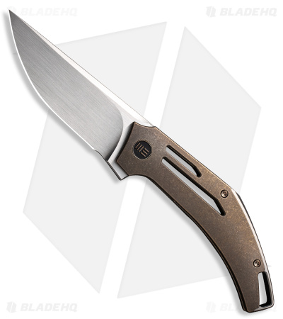 WE Knife Co. Speedliner Liner Lock Knife Bronzed Titanium (3.4" Satin)WE22045C-2