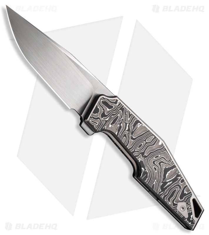 WE Knife Co. OAO Flipper Knife Integral Titanium/Aluminum Foil (3.4" Satin)