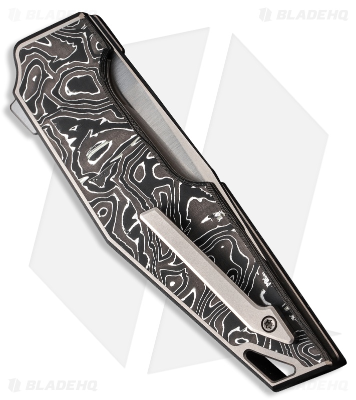 WE Knife Co. OAO Flipper Knife Integral Titanium/Aluminum Foil (3.4" Satin)