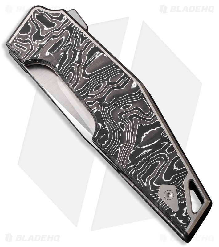 WE Knife Co. OAO Flipper Knife Integral Titanium/Aluminum Foil (3.4" Satin)