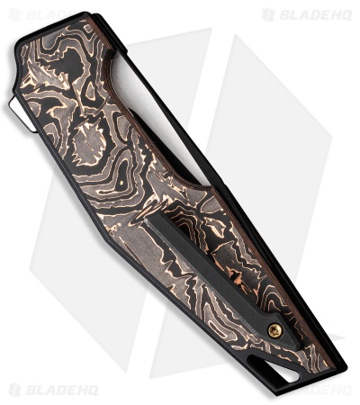 WE Knife Co. OAO Flipper Knife Integral Titanium/Copper Foil (3.4" Two-Tone)