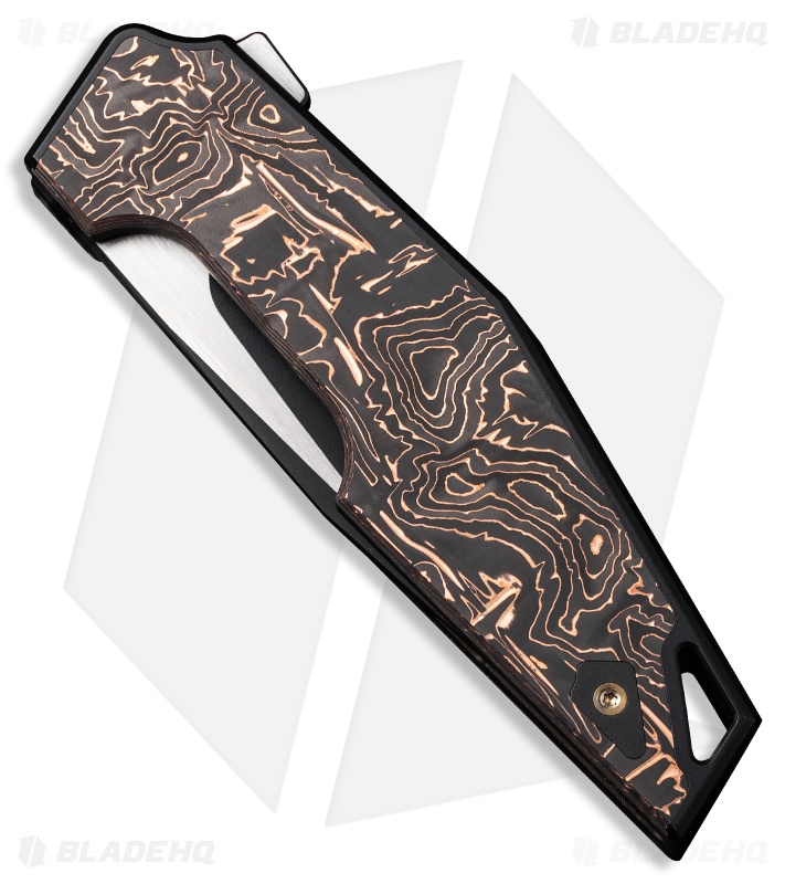 WE Knife Co. OAO Flipper Knife Integral Titanium/Copper Foil (3.4" Two-Tone)