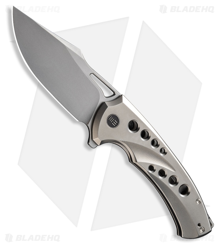 WE Knife Co. Swiftfin Pocket Knife Polished BB Titanium