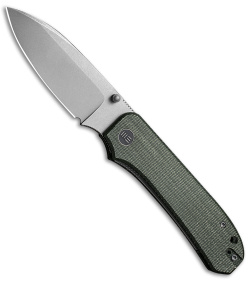 WE Knife Co. Big Banter Liner Lock Knife Green Micarta (3.69" SW 20CV) WE21045-2