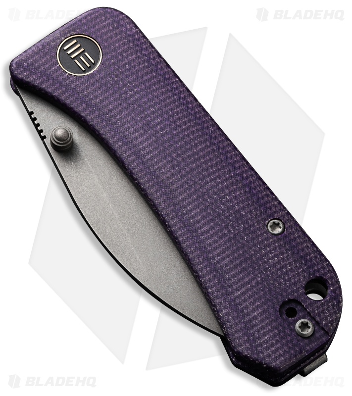 WE Knife Co. Banter Wharncliffe Liner Lock Knife Purple Micarta (2.9" SW)