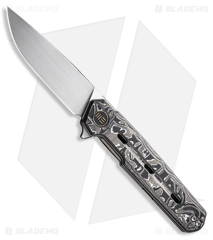 WE Knife Co. Navo Liner Lock Knife Aluminum Carbon Fiber (3.25" Hand Satin)