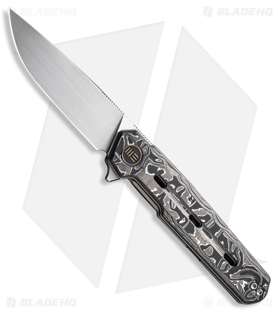 WE Knife Co. Navo Liner Lock Knife Aluminum Carbon Fiber (3.25" Hand Satin)