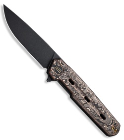 WE Knife Co. Navo Liner Lock Knife Copper Foil Carbon Fiber (3.25" Black SW)