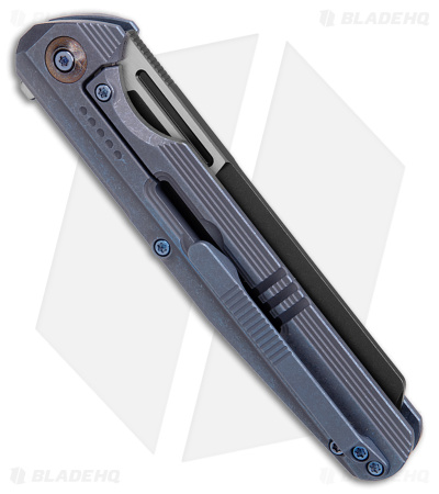 WE Knife Co. Reiver Frame Lock Knife Blue Titanium (3.97" BSW) WE16020-4