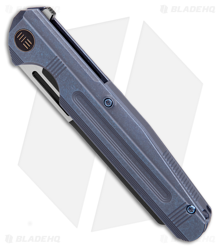 WE Knife Co. Reiver Frame Lock Knife Blue Titanium (3.97" BSW) WE16020-4