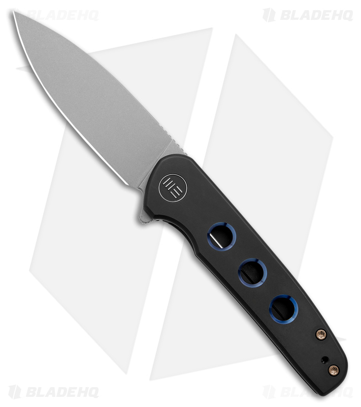 WE Knife Co. Shakan Frame Lock Knife Black Titanium (2.97" SW) WE20052B-1
