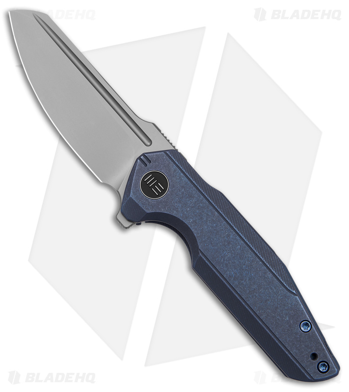 WE Knife Co. StarHawk Frame Lock Knife Blue Titanium (2.8" BB) WE21017-4